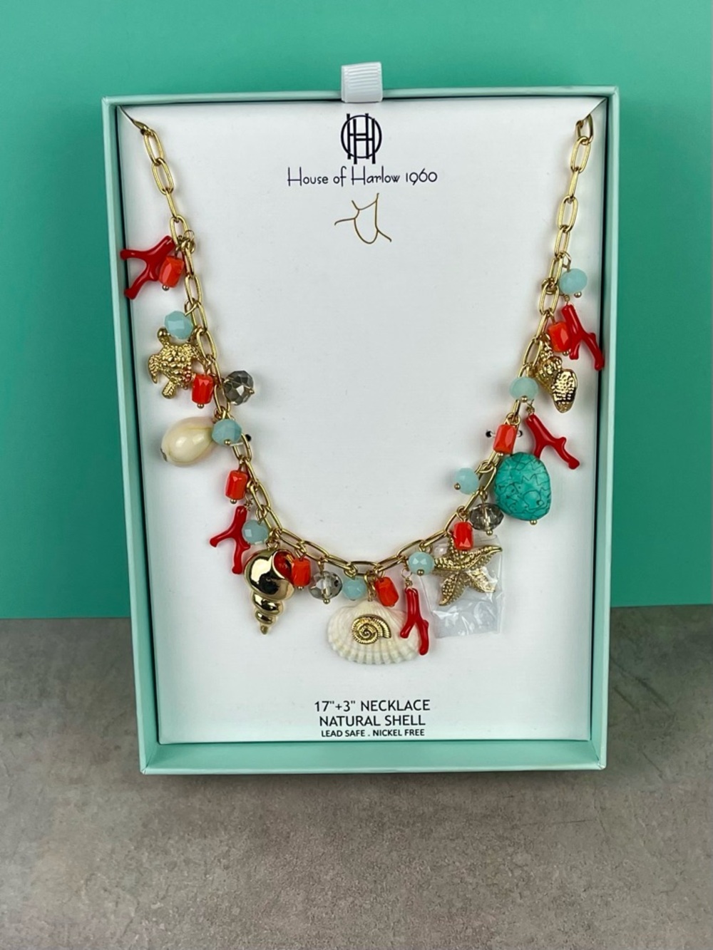 Coastal Charm Statement Necklace by House of Harlow 1960